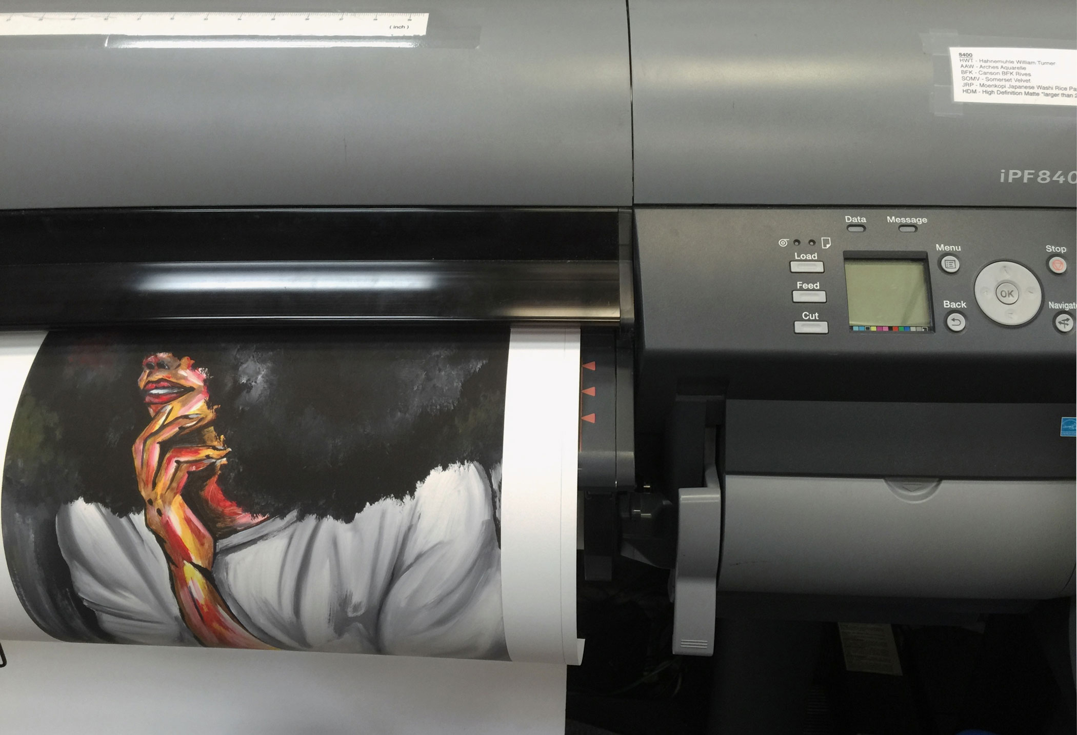 Our giclée printer